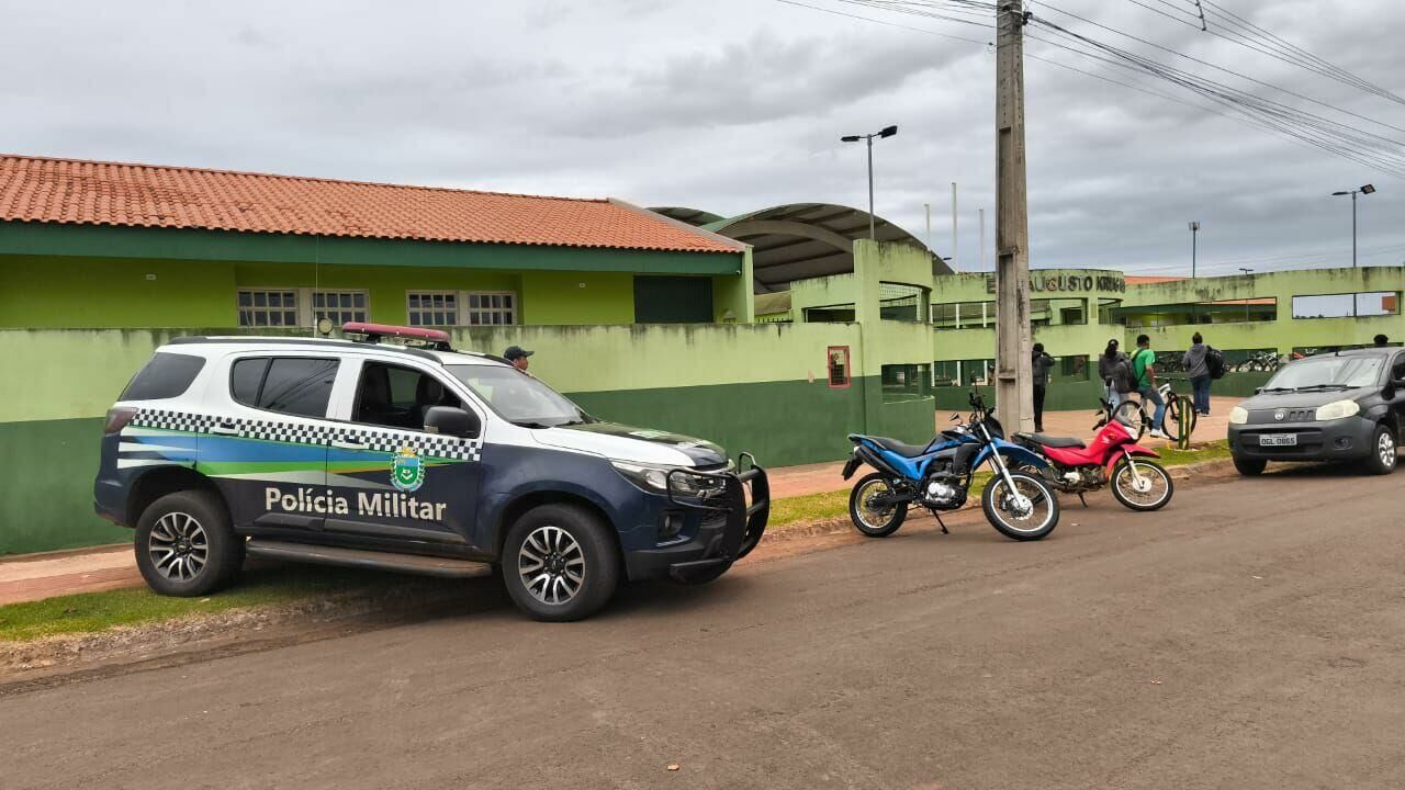 Imagem de compartilhamento para o artigo Policiamento escolar é intensificado no retorno às aulas em Costa Rica, Chapadão do Sul e Paraíso das Águas da MS Todo dia